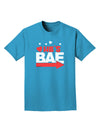 He's BAE - Right Arrow Adult Dark T-Shirt-Mens T-Shirt-TooLoud-Turquoise-Small-Davson Sales