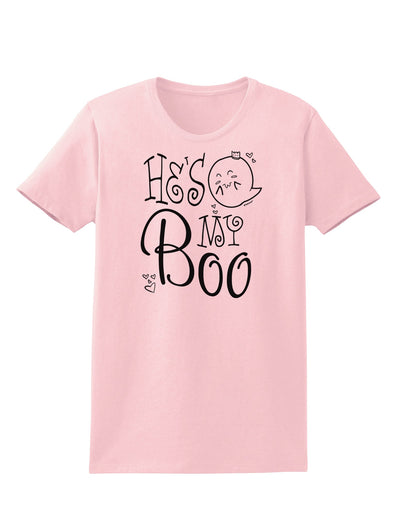 He's My Boo Womens T-Shirt-Womens T-Shirt-TooLoud-PalePink-X-Small-Davson Sales