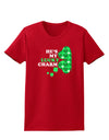 He's My Lucky Charm - Left Womens Dark T-Shirt-TooLoud-Red-X-Small-Davson Sales