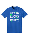 He's My Lucky Charm - Matching Couples Design Adult Dark T-Shirt by TooLoud-Mens T-Shirt-TooLoud-Royal-Blue-Small-Davson Sales