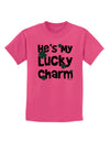 He's My Lucky Charm - Matching Couples Design Childrens T-Shirt by TooLoud-Childrens T-Shirt-TooLoud-Sangria-X-Small-Davson Sales