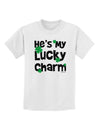 He's My Lucky Charm - Matching Couples Design Childrens T-Shirt by TooLoud-Childrens T-Shirt-TooLoud-White-X-Small-Davson Sales