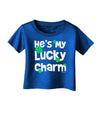 He's My Lucky Charm - Matching Couples Design Infant T-Shirt Dark by TooLoud-Infant T-Shirt-TooLoud-Royal-Blue-06-Months-Davson Sales