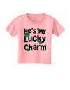 He's My Lucky Charm - Matching Couples Design Toddler T-Shirt by TooLoud-Toddler T-Shirt-TooLoud-Candy-Pink-2T-Davson Sales