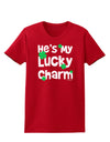 He's My Lucky Charm - Matching Couples Design Womens Dark T-Shirt by TooLoud-Womens T-Shirt-TooLoud-Red-X-Small-Davson Sales