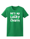 He's My Lucky Charm - Matching Couples Design Womens Dark T-Shirt by TooLoud-Womens T-Shirt-TooLoud-Kelly-Green-X-Small-Davson Sales