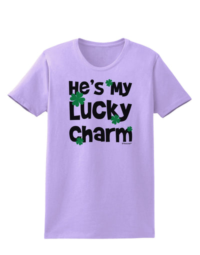 He's My Lucky Charm - Matching Couples Design Womens T-Shirt by TooLoud-Womens T-Shirt-TooLoud-Lavender-X-Small-Davson Sales