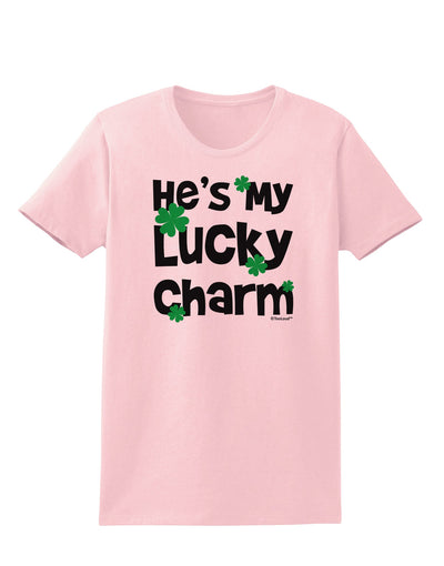 He's My Lucky Charm - Matching Couples Design Womens T-Shirt by TooLoud-Womens T-Shirt-TooLoud-PalePink-X-Small-Davson Sales
