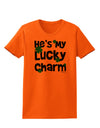 He's My Lucky Charm - Matching Couples Design Womens T-Shirt by TooLoud-Womens T-Shirt-TooLoud-Orange-X-Small-Davson Sales