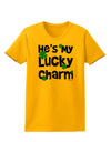 He's My Lucky Charm - Matching Couples Design Womens T-Shirt by TooLoud-Womens T-Shirt-TooLoud-Gold-X-Small-Davson Sales