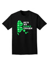 He's My Lucky Charm - Right Adult Dark T-Shirt-Mens T-Shirt-TooLoud-Black-Small-Davson Sales