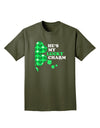 He's My Lucky Charm - Right Adult Dark T-Shirt-Mens T-Shirt-TooLoud-Military-Green-Small-Davson Sales