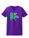 He's My Lucky Charm - Right Womens Dark T-Shirt-TooLoud-Purple-X-Small-Davson Sales