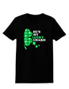 He's My Lucky Charm - Right Womens Dark T-Shirt-TooLoud-Black-X-Small-Davson Sales