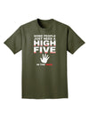 High Five In The Face Adult Dark T-Shirt-Mens T-Shirt-TooLoud-Military-Green-Small-Davson Sales