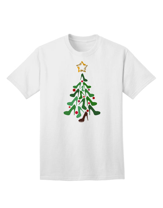 High Heels Shoes Christmas Tree: Adult T-Shirt Collection-Mens T-shirts-TooLoud-White-Small-Davson Sales