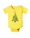 High Heels Shoes Christmas Tree Baby Romper Bodysuit-Baby Romper-TooLoud-Yellow-06-Months-Davson Sales