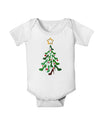 High Heels Shoes Christmas Tree Baby Romper Bodysuit-Baby Romper-TooLoud-White-06-Months-Davson Sales