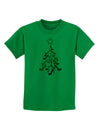 High Heels Shoes Christmas Tree Childrens T-Shirt-Childrens T-Shirt-TooLoud-Kelly-Green-X-Small-Davson Sales