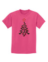 High Heels Shoes Christmas Tree Childrens T-Shirt-Childrens T-Shirt-TooLoud-Sangria-X-Small-Davson Sales