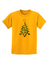 High Heels Shoes Christmas Tree Childrens T-Shirt-Childrens T-Shirt-TooLoud-Gold-X-Small-Davson Sales