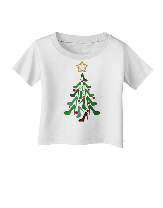 High Heels Shoes Christmas Tree Infant T-Shirt-Infant T-Shirt-TooLoud-White-06-Months-Davson Sales