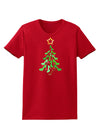 High Heels Shoes Christmas Tree Womens Dark T-Shirt-TooLoud-Red-X-Small-Davson Sales
