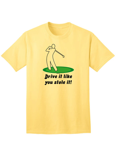 High-Quality Adult T-Shirt - Exude Confidence with Our Exclusive Collection-Mens T-shirts-TooLoud-Yellow-Small-Davson Sales