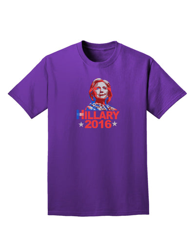 Hillary 2016 Face Adult Dark T-Shirt-Mens T-Shirt-TooLoud-Purple-Small-Davson Sales