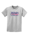 Hillary A Strong Woman Childrens T-Shirt-Childrens T-Shirt-TooLoud-AshGray-X-Small-Davson Sales