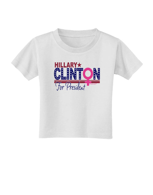 Hillary Female Symbol Toddler T-Shirt-Toddler T-Shirt-TooLoud-White-2T-Davson Sales