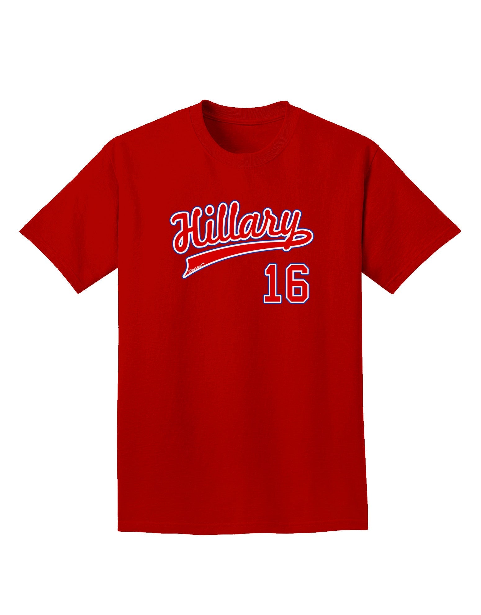 Hillary Jersey 16 Adult Dark T-Shirt-Mens T-Shirt-TooLoud-Red-Small-Davson Sales