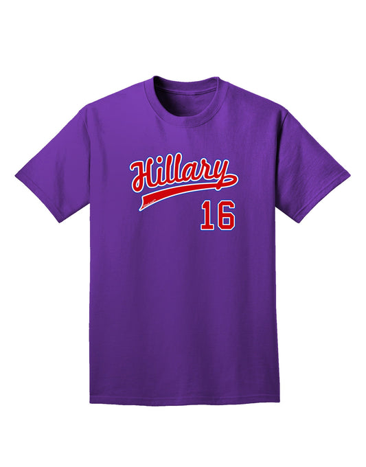 Hillary Jersey 16 Adult Dark T-Shirt-Mens T-Shirt-TooLoud-Purple-Small-Davson Sales