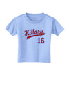 Hillary Jersey 16 Toddler T-Shirt-Toddler T-Shirt-TooLoud-Aquatic-Blue-2T-Davson Sales