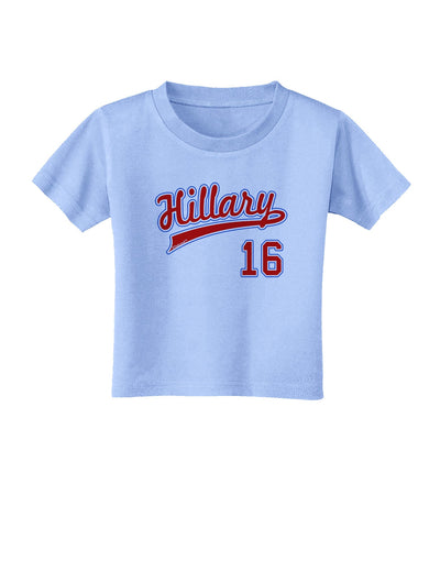 Hillary Jersey 16 Toddler T-Shirt-Toddler T-Shirt-TooLoud-Aquatic-Blue-2T-Davson Sales