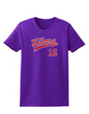 Hillary Jersey 16 Womens Dark T-Shirt-TooLoud-Purple-X-Small-Davson Sales