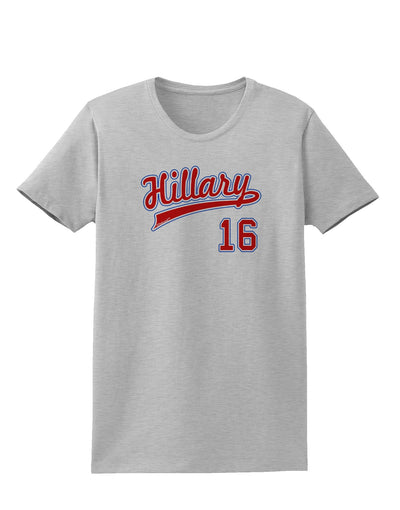 Hillary Jersey 16 Womens T-Shirt-Womens T-Shirt-TooLoud-AshGray-X-Small-Davson Sales