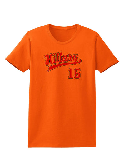 Hillary Jersey 16 Womens T-Shirt-Womens T-Shirt-TooLoud-Orange-X-Small-Davson Sales