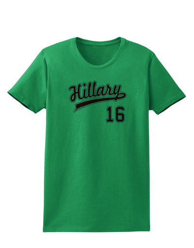 Hillary Jersey 16 Womens T-Shirt-Womens T-Shirt-TooLoud-Kelly-Green-X-Small-Davson Sales