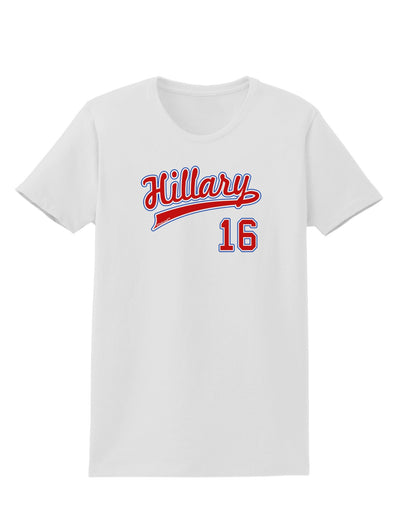 Hillary Jersey 16 Womens T-Shirt-Womens T-Shirt-TooLoud-White-X-Small-Davson Sales