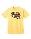 Hillary for President Flag Adult T-Shirt-Mens T-Shirt-TooLoud-Yellow-Small-Davson Sales