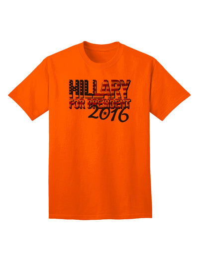 Hillary for President Flag Adult T-Shirt-Mens T-Shirt-TooLoud-Orange-Small-Davson Sales