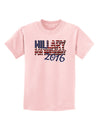 Hillary for President Flag Childrens T-Shirt-Childrens T-Shirt-TooLoud-PalePink-X-Small-Davson Sales