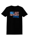 Hillary for President Flag Womens Dark T-Shirt-TooLoud-Black-X-Small-Davson Sales