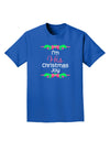 His Christmas Joy Matching His & Hers Adult Dark T-Shirt-Mens T-Shirt-TooLoud-Royal-Blue-Small-Davson Sales