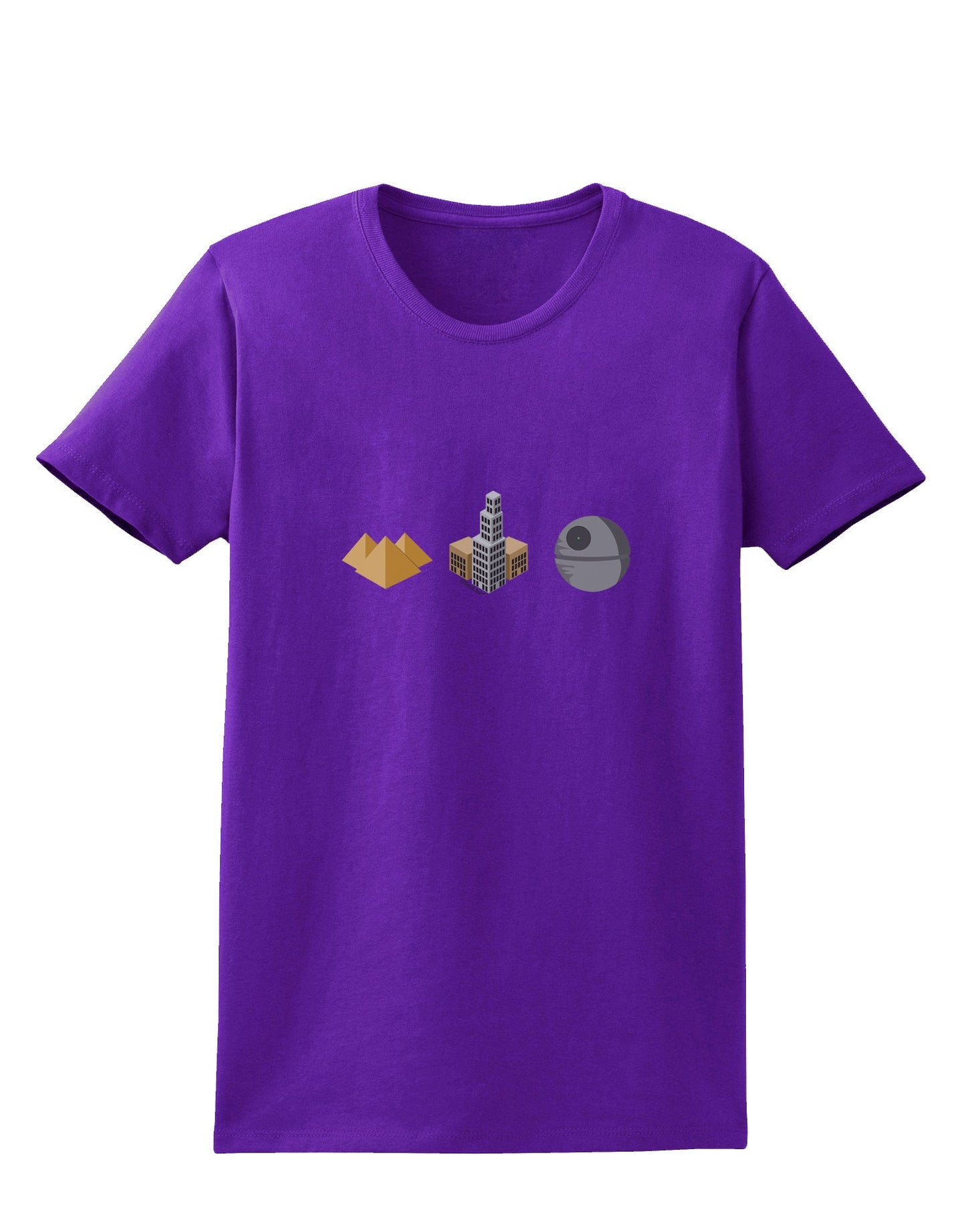 History of Architecture Funny Sci-fi Womens Dark T-Shirt by TooLoud-Womens T-Shirt-TooLoud-Purple-X-Small-Davson Sales