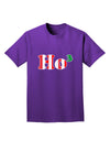 Ho Ho Ho Math Christmas Adult Dark T-Shirt-Mens T-Shirt-TooLoud-Purple-Small-Davson Sales