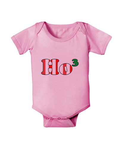 Ho Ho Ho Math Christmas Baby Romper Bodysuit-Baby Romper-TooLoud-Light-Pink-06-Months-Davson Sales