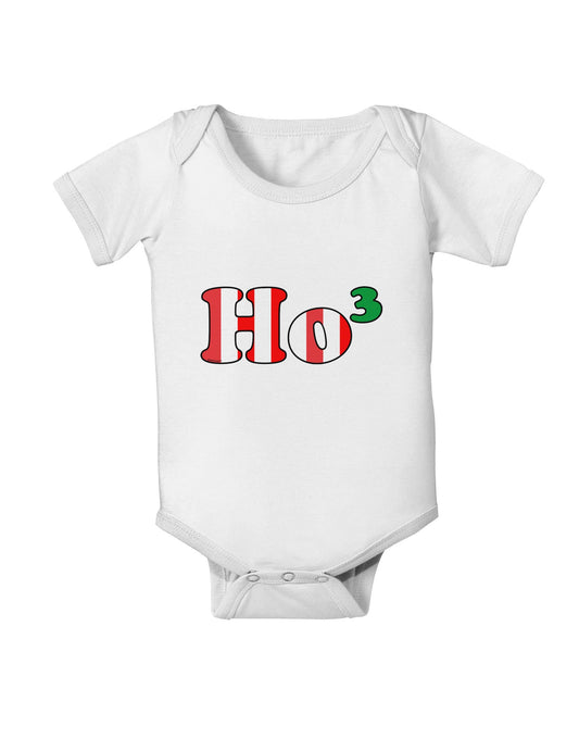 Ho Ho Ho Math Christmas Baby Romper Bodysuit-Baby Romper-TooLoud-White-06-Months-Davson Sales