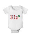 Ho Ho Ho Math Christmas Baby Romper Bodysuit-Baby Romper-TooLoud-White-06-Months-Davson Sales